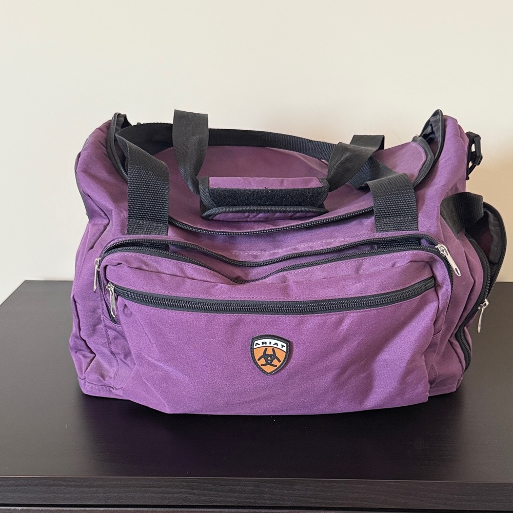 Ariat Purple Travel Duffel Bag